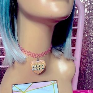 Nikki lipstick baby goth Choker